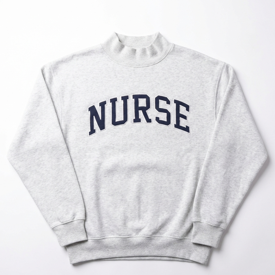 Grey Nurse Mockneck