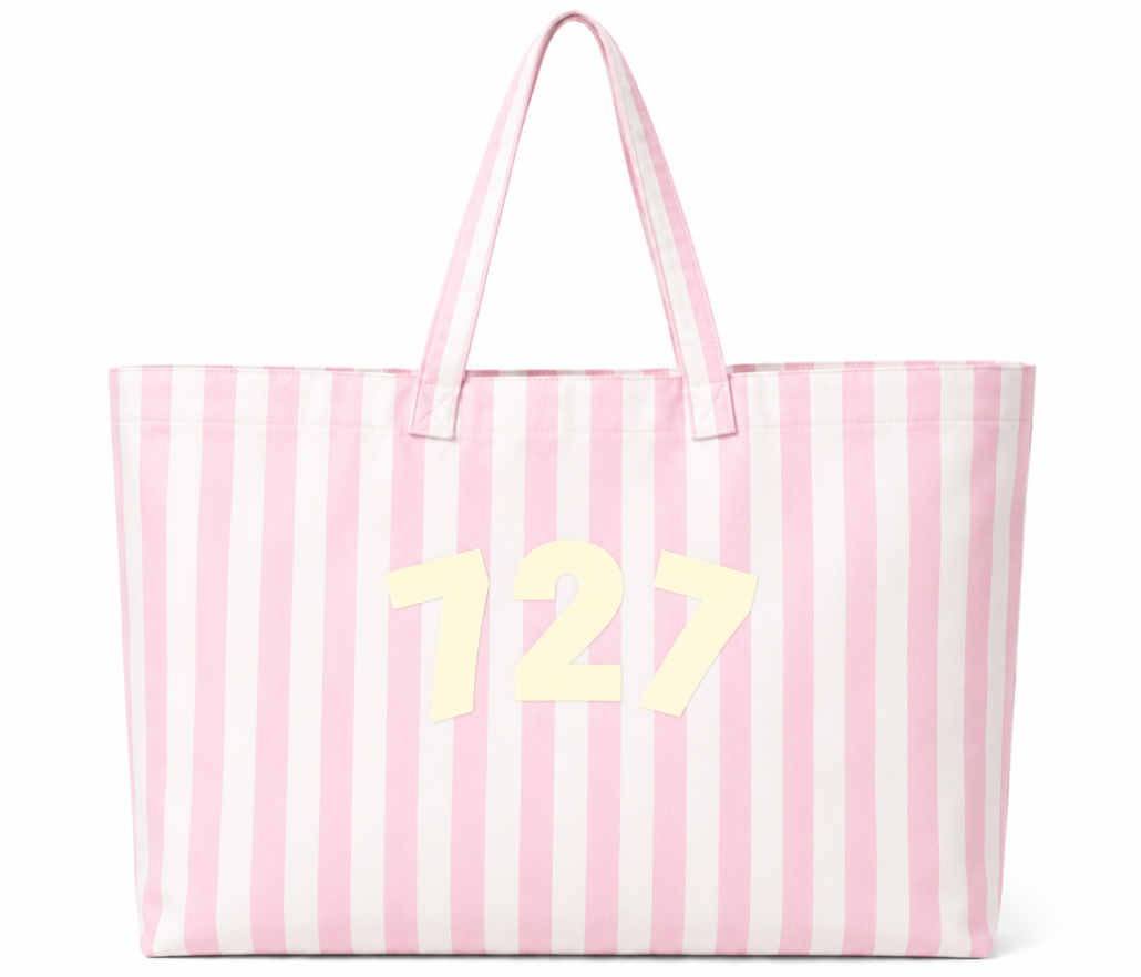 pink canvas tote bag (limited edition)