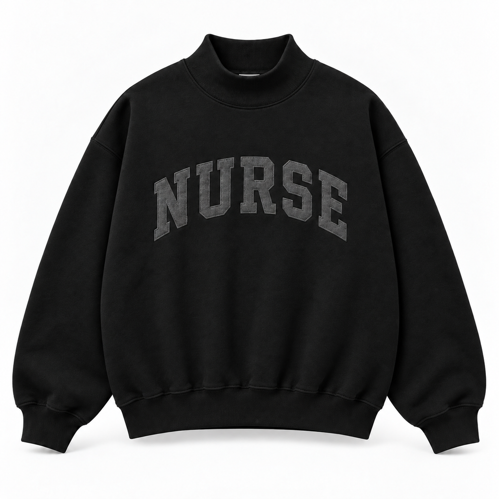 Black Nurse Mockneck