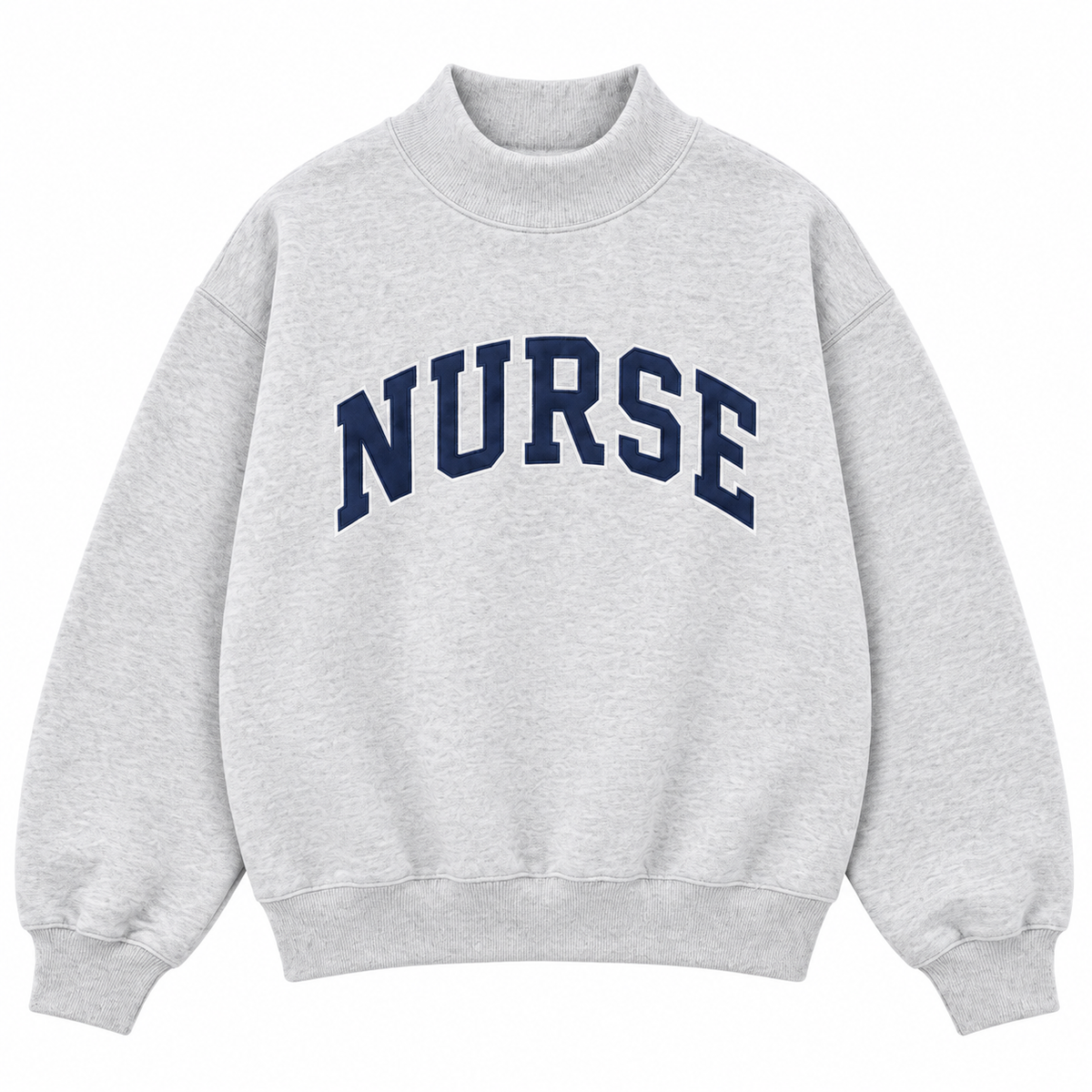 Grey Nurse Mockneck